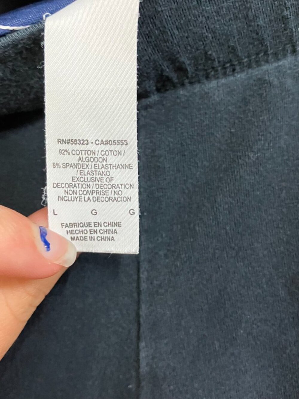 Nike Athletic Legging Pants Women's Size Large Black Pink Elastic Waist Skinny - Picture 3 of 6